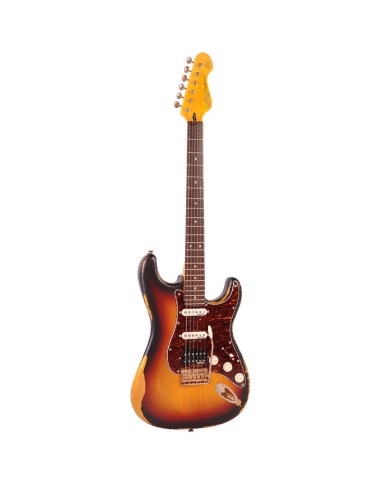 V6 HSS ICON Distressed Sunburst