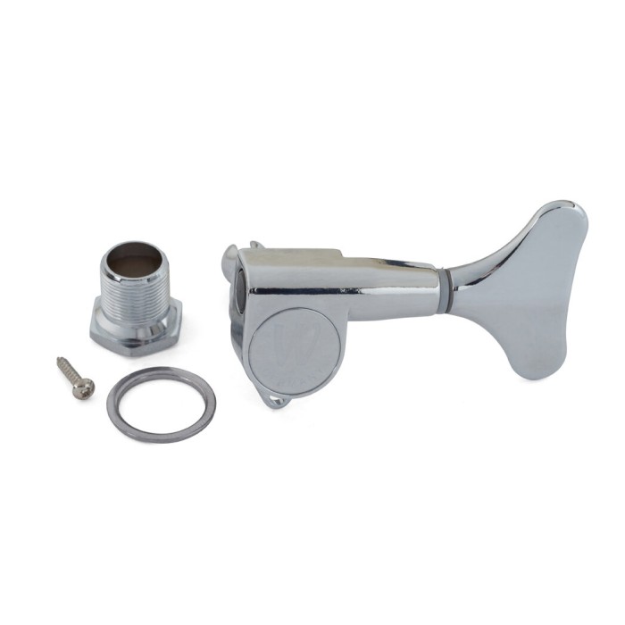 Meccanica singola sinistra cromata per basso