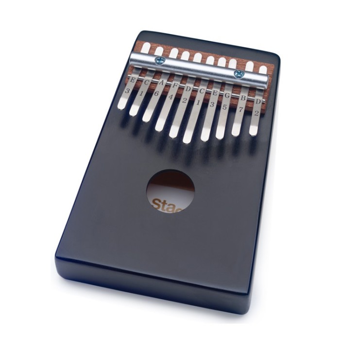Kalimba 10 chiavi in basswood nera
