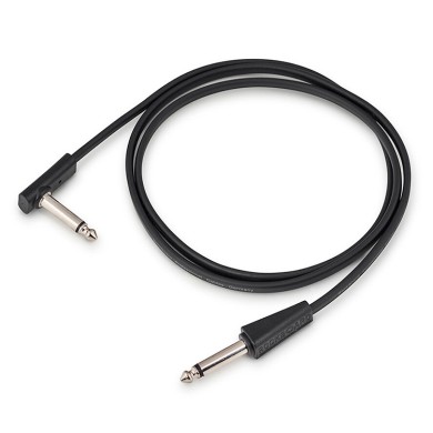 Flat Looper/Switcher Connector Cable Black 100 cm