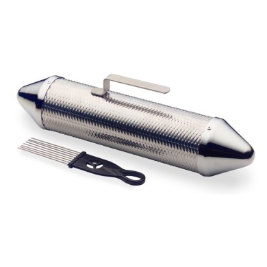 Guiro/Shaker in metallo
