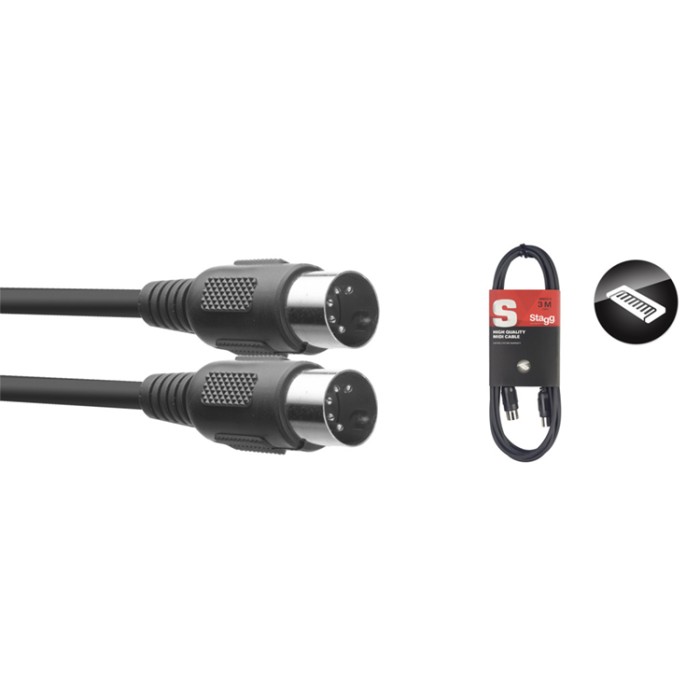 Cavo midi 6m 1xDin(5pin) M/1xDin(5pin) M