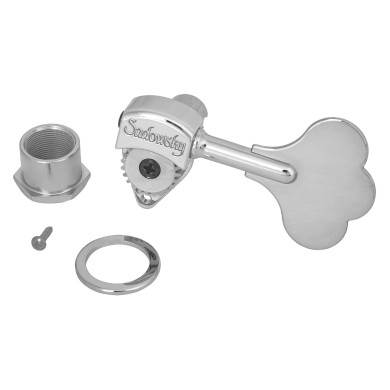 Meccanica singola sinistra cromata per basso