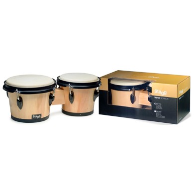 Bongo in legno 7,5+6,5 natural