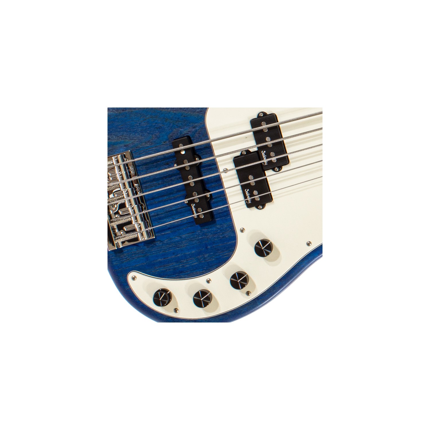 MetroLine PJ Bass 5 21 Hybrid Ocean Blue Satin