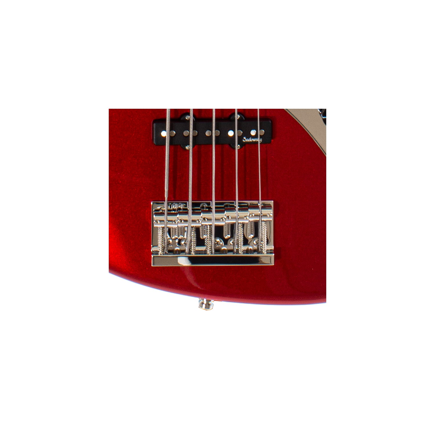 MetroLine JJ Bass 5 21 Vintage Fretless C A Red