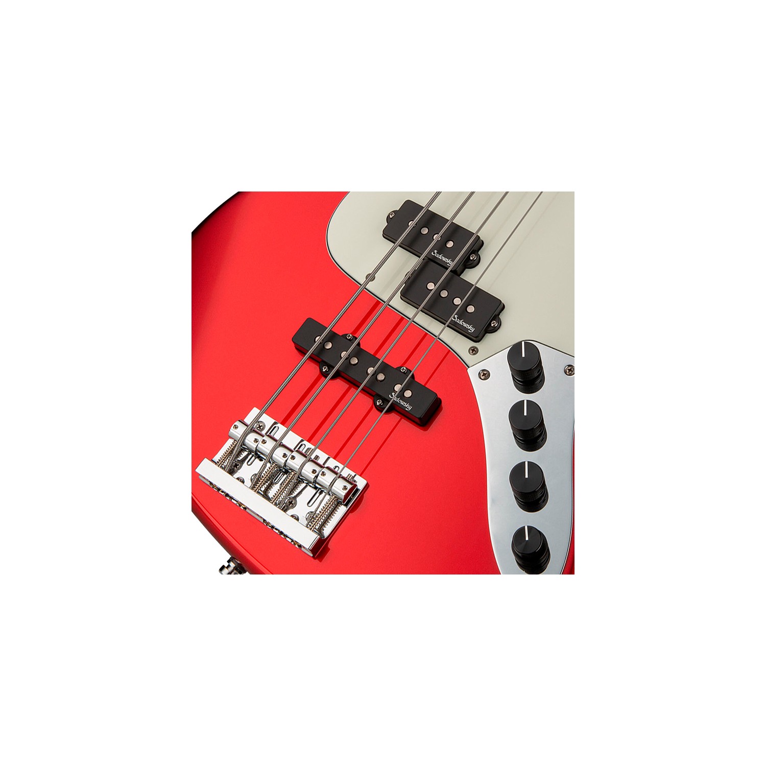 MetroLine PJ Bass 4 21 Vintage Candy Apple Red