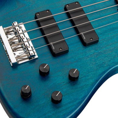 MetroLine Modern Bass 4 24 Ocean Blue Satin