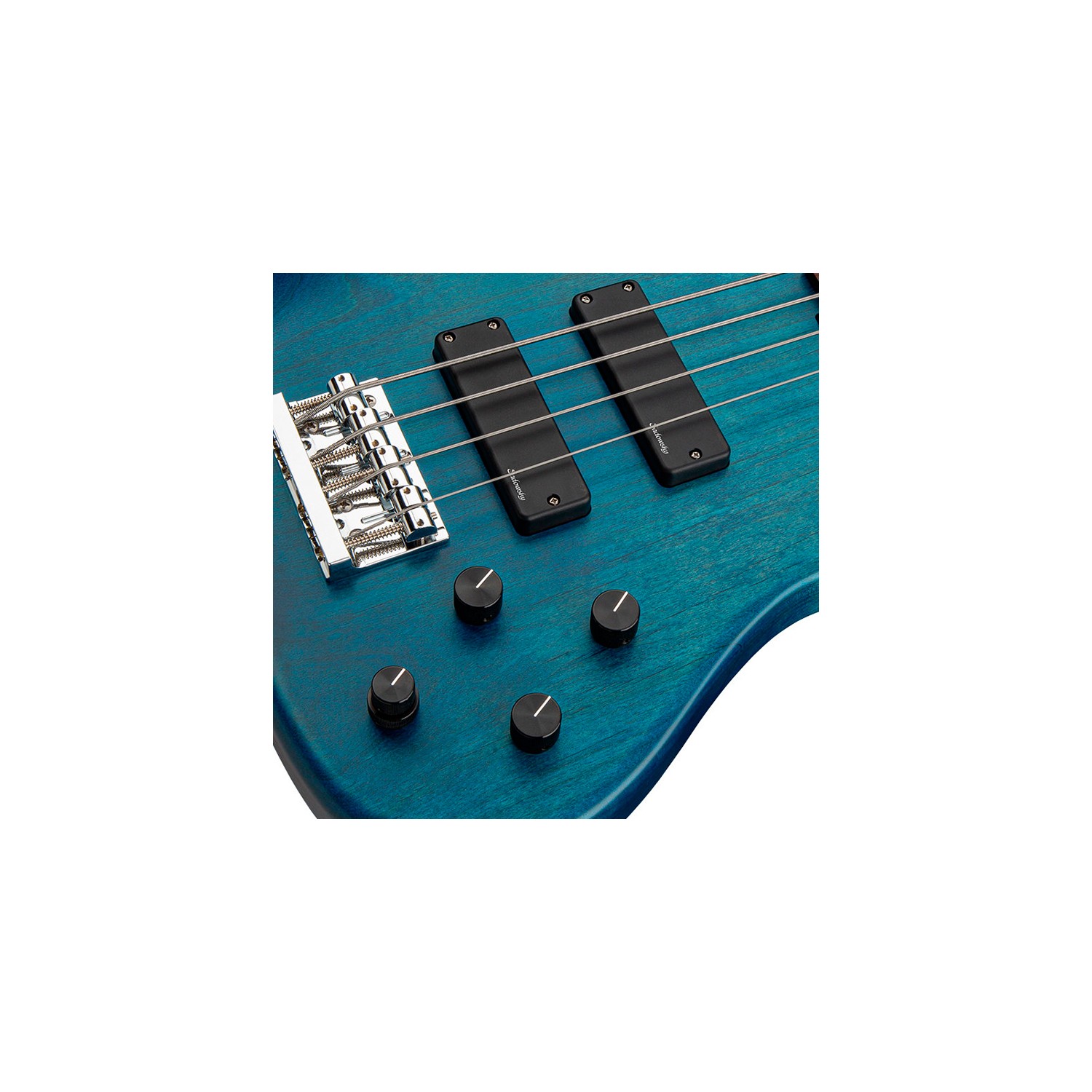 MetroLine Modern Bass 4 24 Ocean Blue Satin