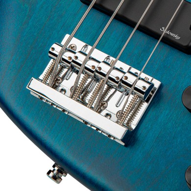 MetroLine Modern Bass 4 24 Ocean Blue Satin