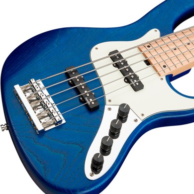 MetroLine JJ Bass 5 24 Vintage Ocean Blue Satin