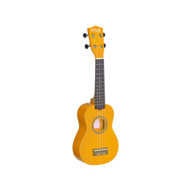 Ukulele soprano giallo con borsa
