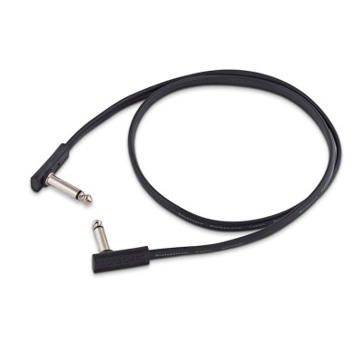 Flat Patch Cable Black 80cm