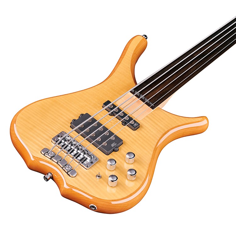 Infinity 5 Fretless Natural Trasparent High Polish