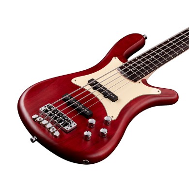 Streamer CV 5 Burgundy Red Transparent Satin