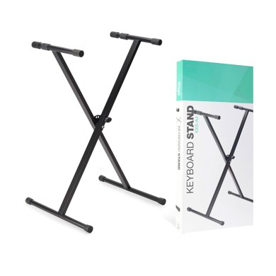 Supporto X nero per tastiera