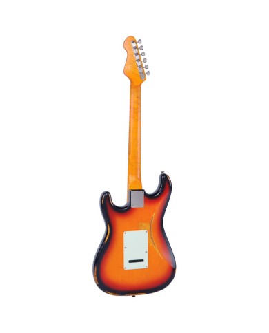 V6 ICON Distressed Sunset Sunburst