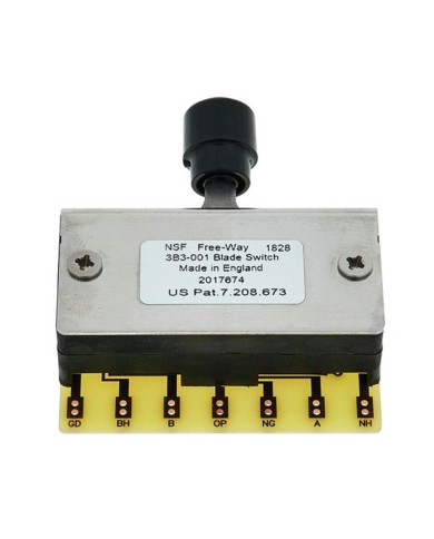 Selettore 3+3 posizioni Black Barrel Tip