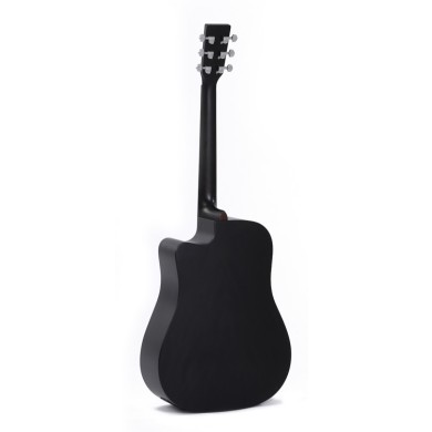 SE Dreadnought cutaway elettrificata nera