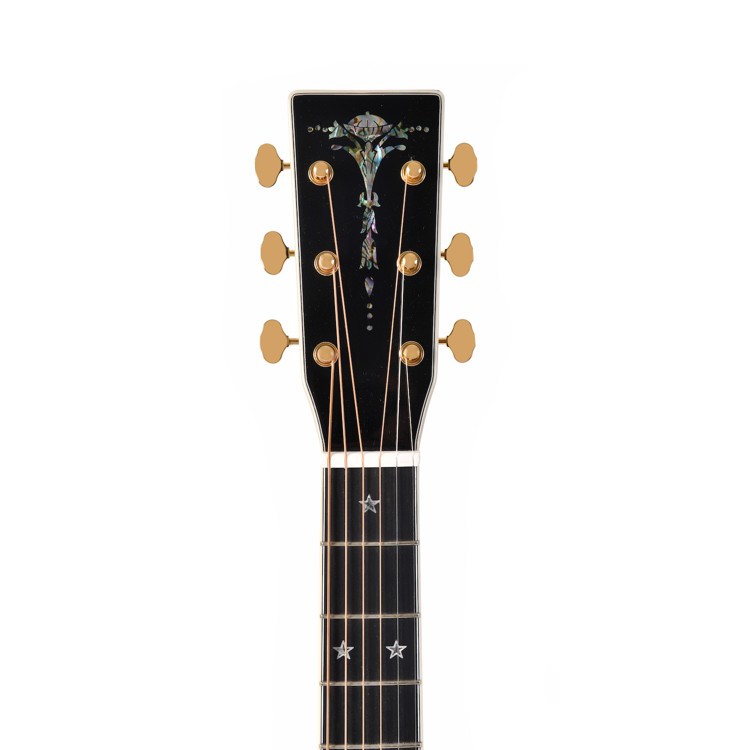 Custom Shop Dreadnought nera elettrificata