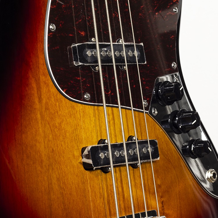 J Bass Style Yellow Sunburst