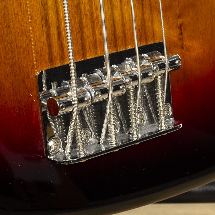 J Bass Style Yellow Sunburst