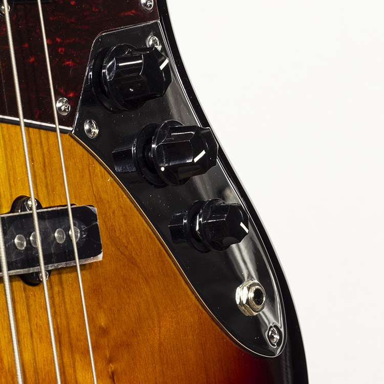 J Bass Style Yellow Sunburst
