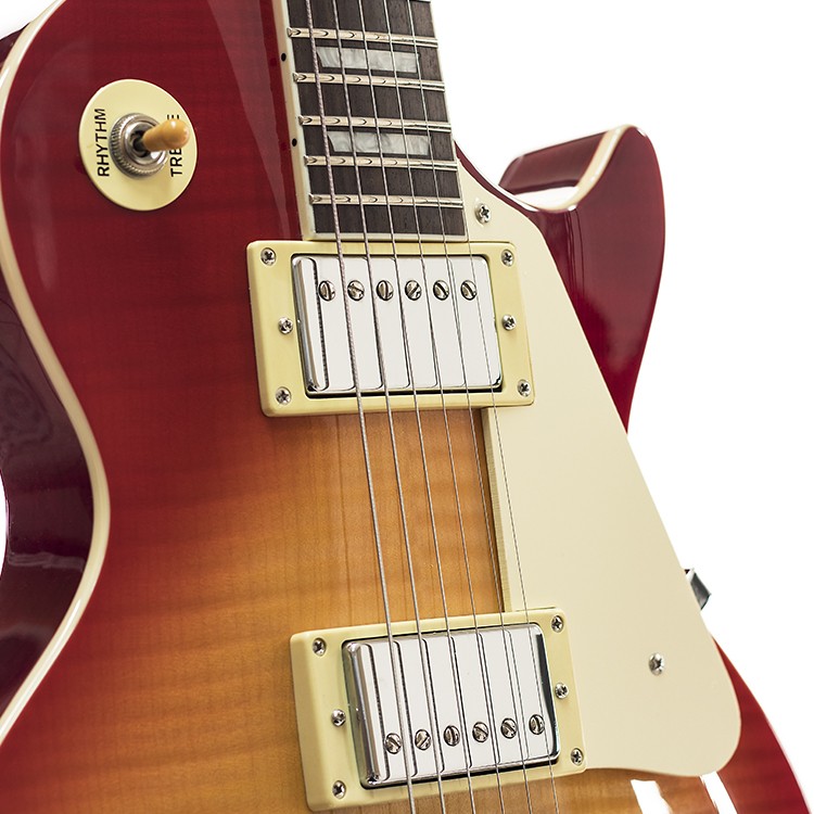 LP Style Flame Cherry Sunburst