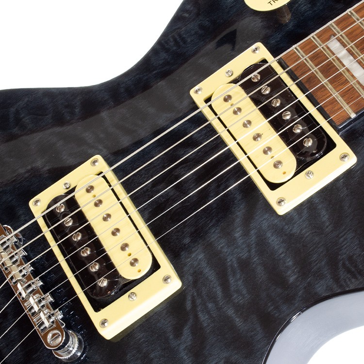 LP Style Quilted See Through Black