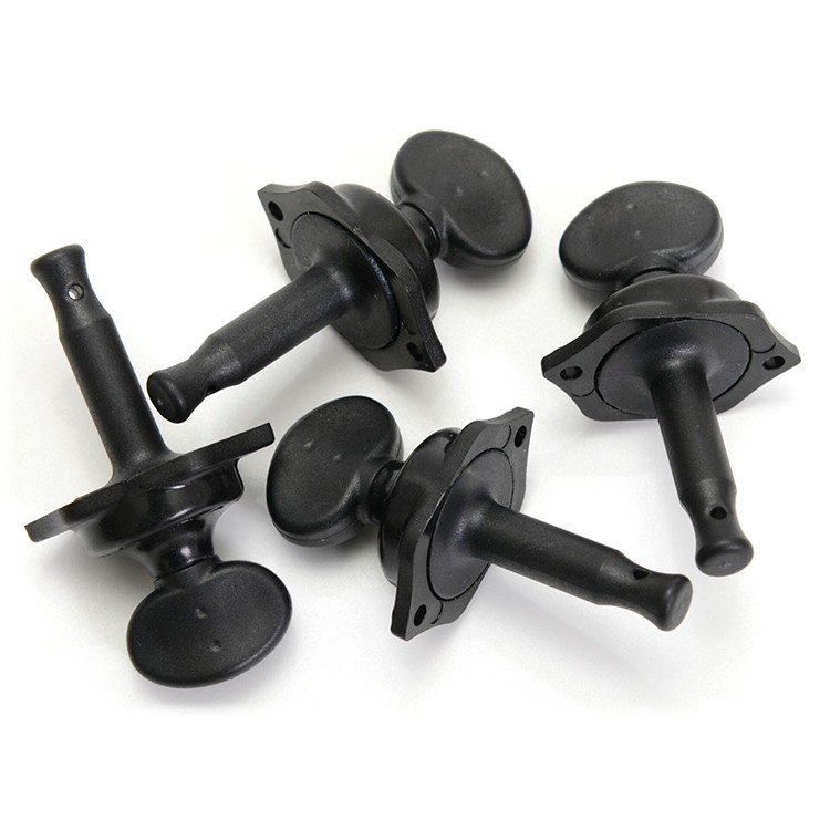 Ratio Meccaniche Ukulele Rear Mount 4 Black