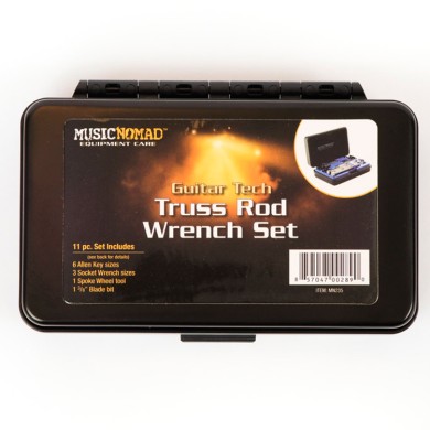 Premium Guitar Tech Truss Rod Wrench Set 11Pcs