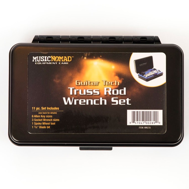 Premium Guitar Tech Truss Rod Wrench Set 11Pcs