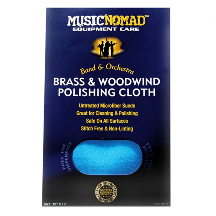 Microfiber Polishing Cloth Brass/Woodwind 12x12