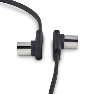 Flat Patch Midi Cable Black 100cm