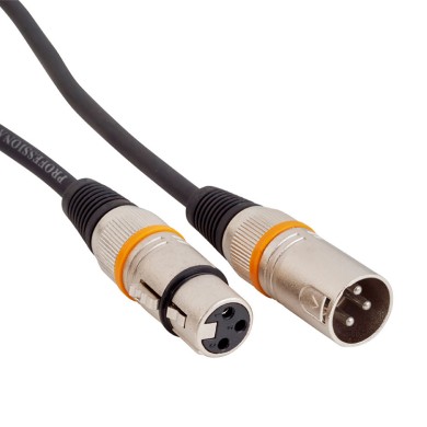 Cavo Microfono 3m 1x Xlr F/1x Xlr M