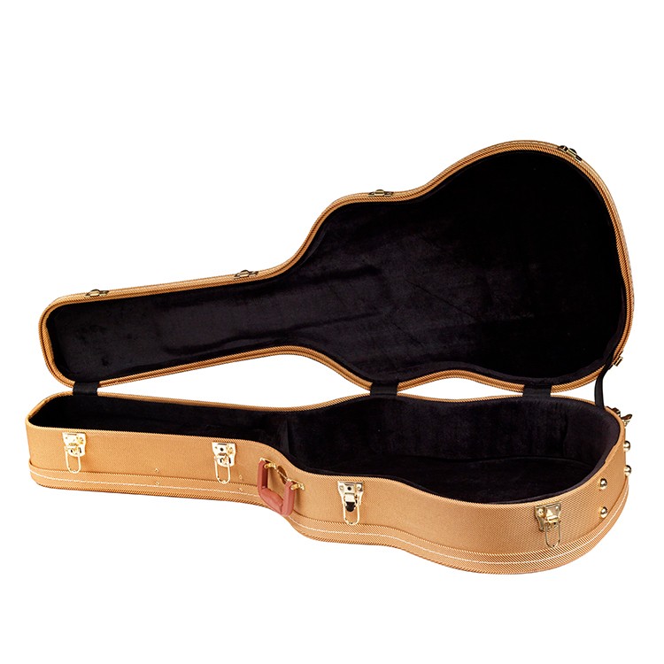 Custodia Rigida Vintage Tweed Chitarra Acustica