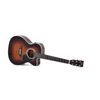 1 OM cutaway elettrificata sunburst