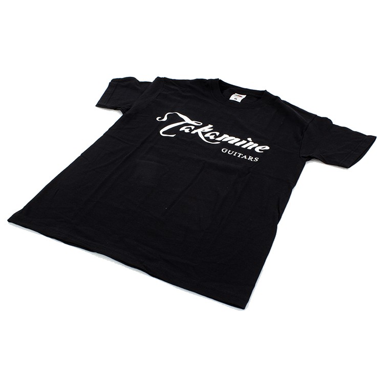 T-Shirt Takamine nera - Logo Grande Tg.L