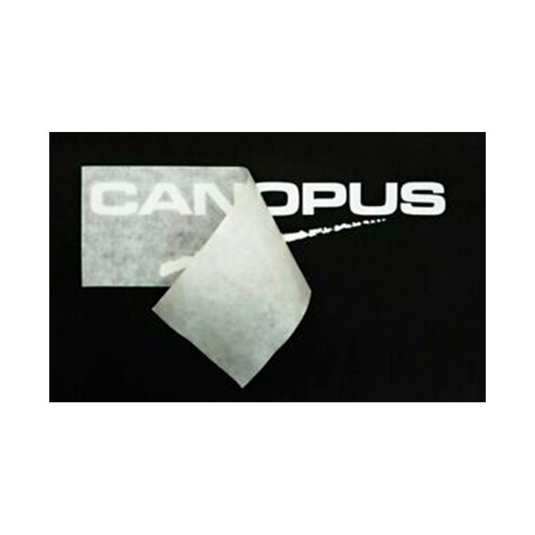 Adesivo Canopus grancassa con logo Canopus bianco