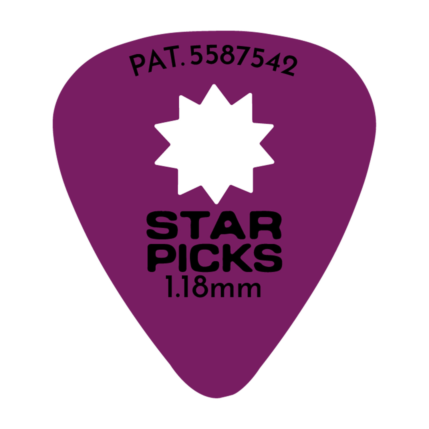 Plettri 1,18 viola Refil 72pcs