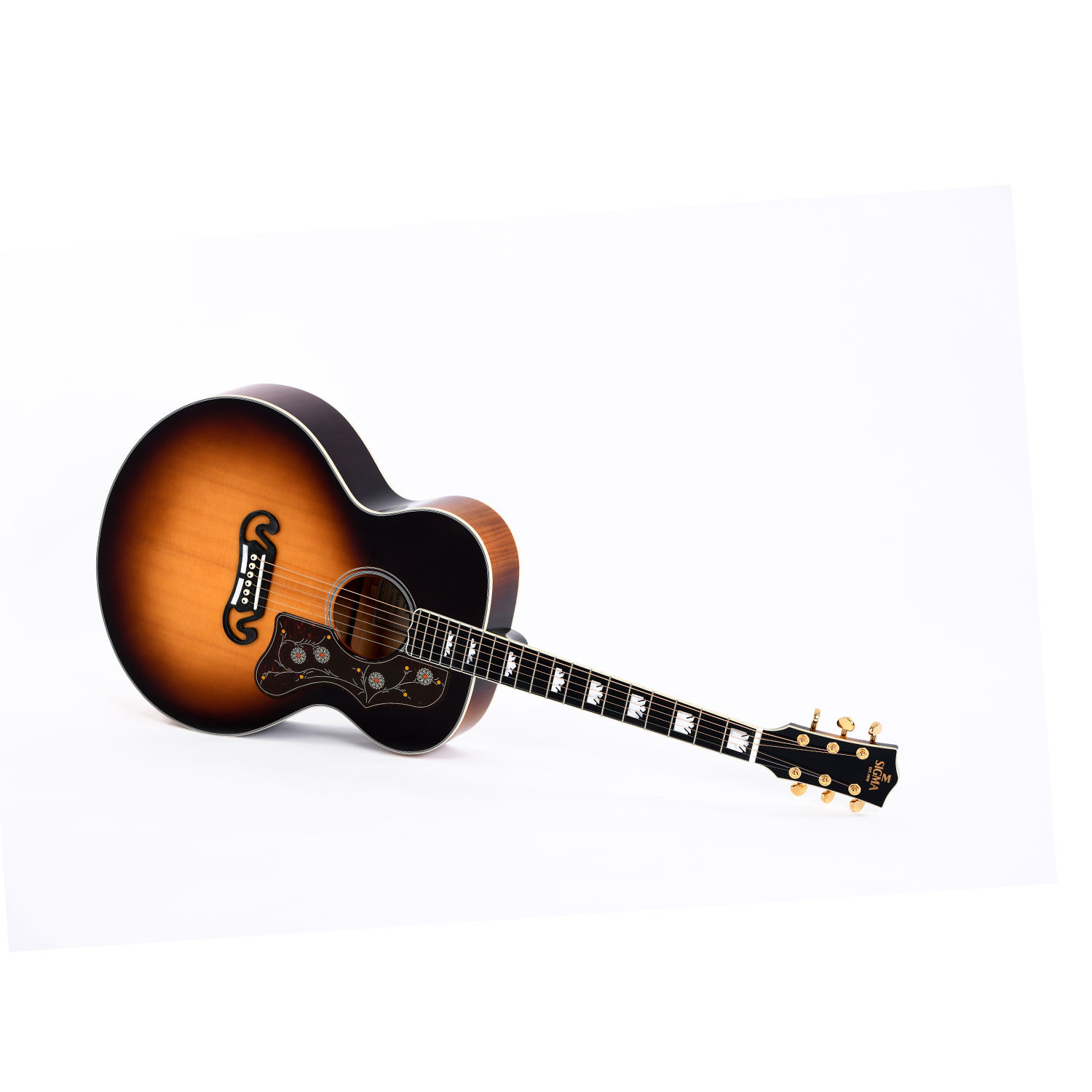 SG Grand Jumbo elettrificata vintage sunburst