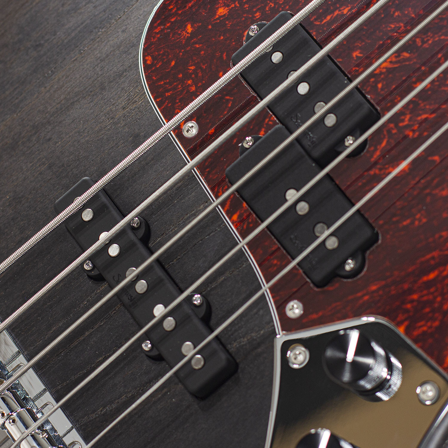 MetroLine PJ Bass 5 21 Vintage Trans Black Satin