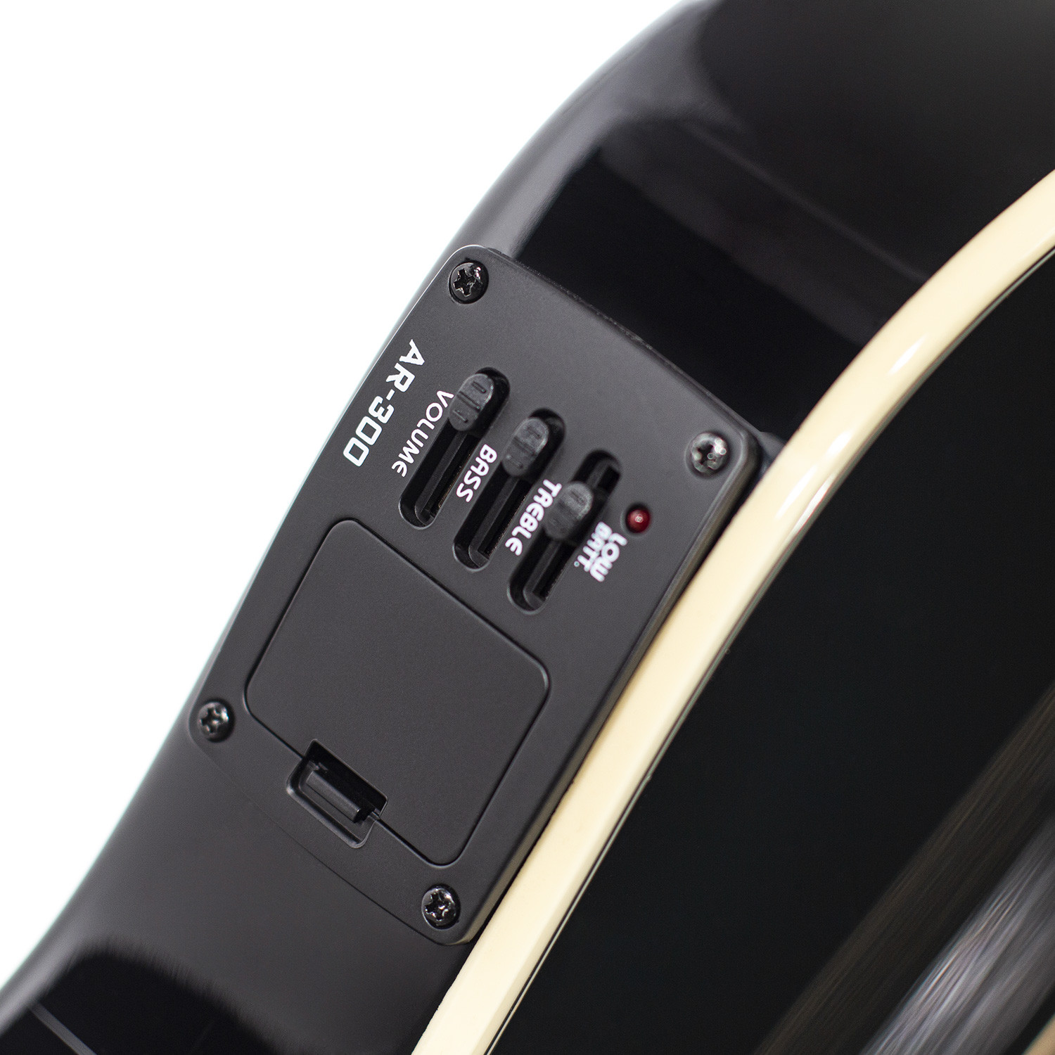 Classica solid body elettrificata nera