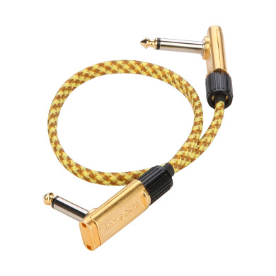 Flat Patch Cable Vintage Tweed 30cm