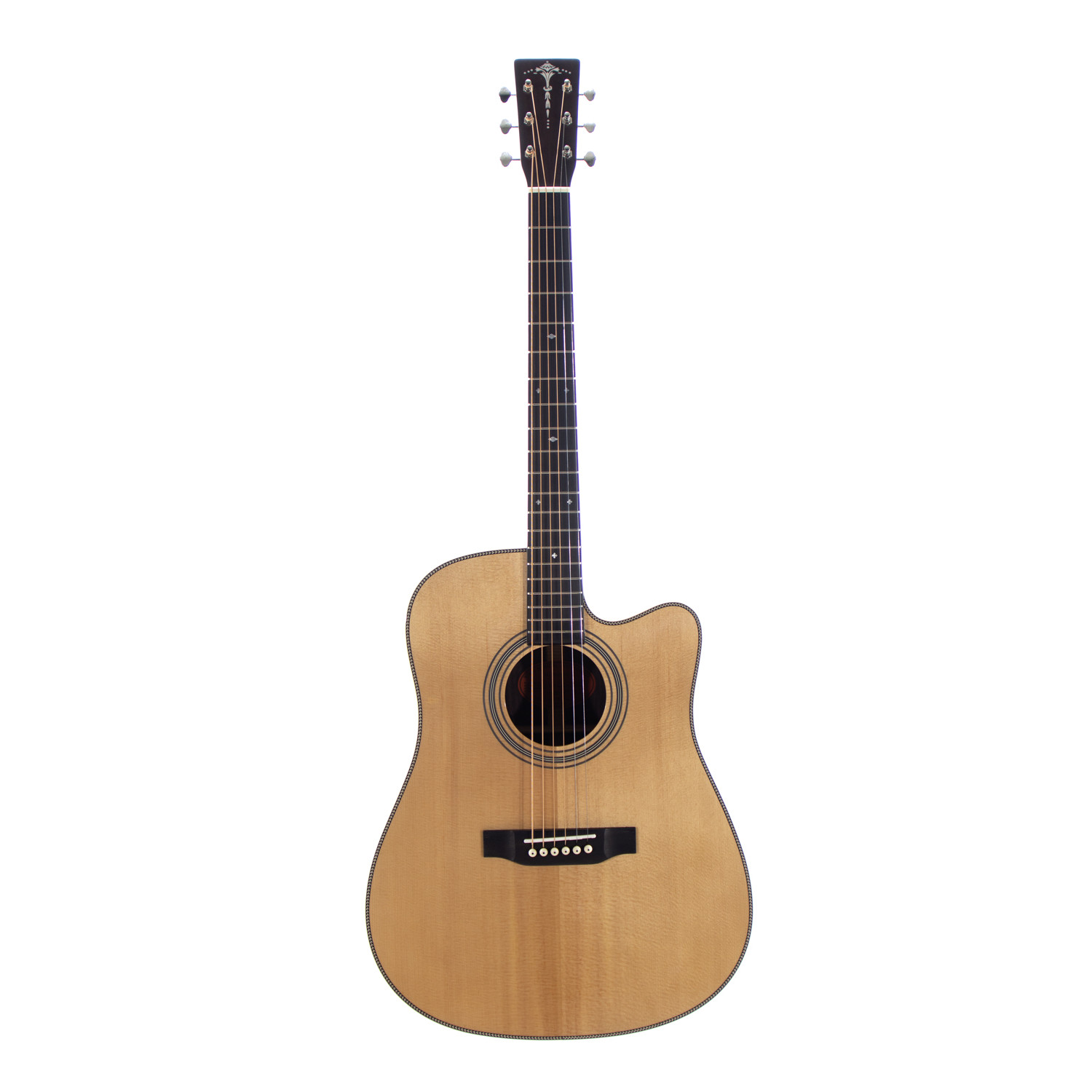 Dreadnought cutaway elettrificata natural