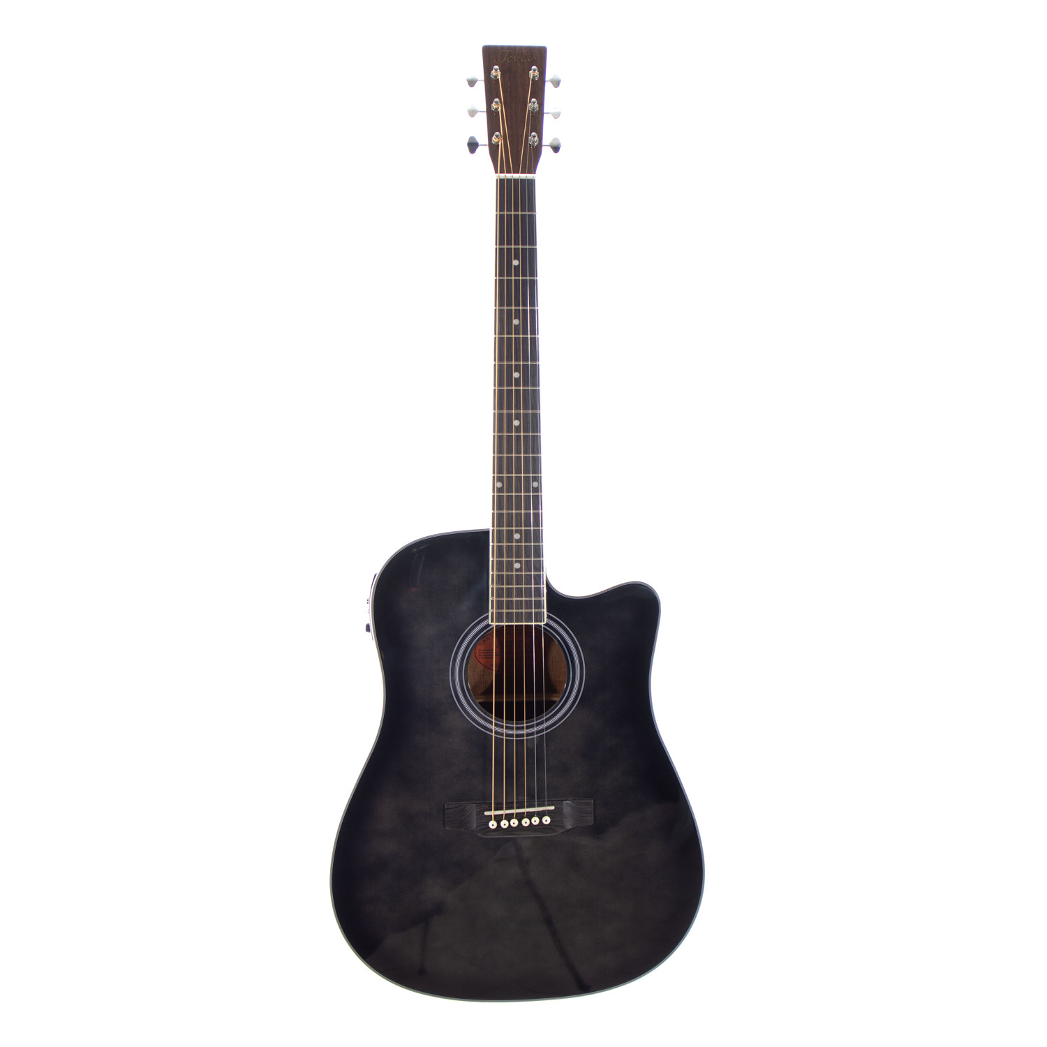 Dreadnought cutaway elettrificata nero