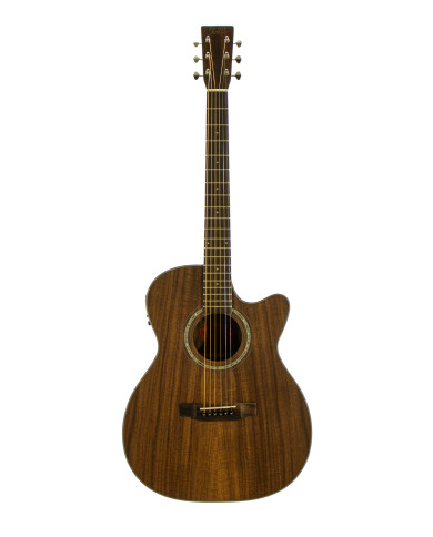 OM cutaway elettrificata koa