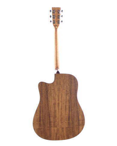 Dreadnought cutaway elettrificata koa