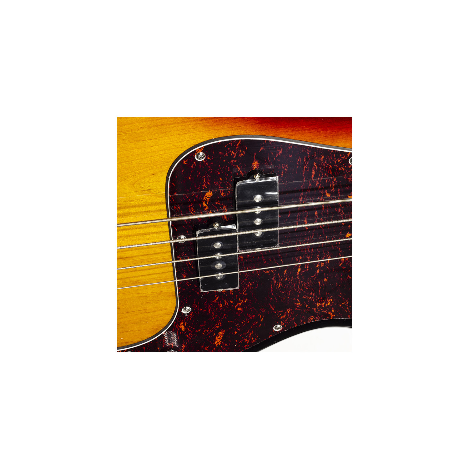 P Bass Style Yellow Sunburst