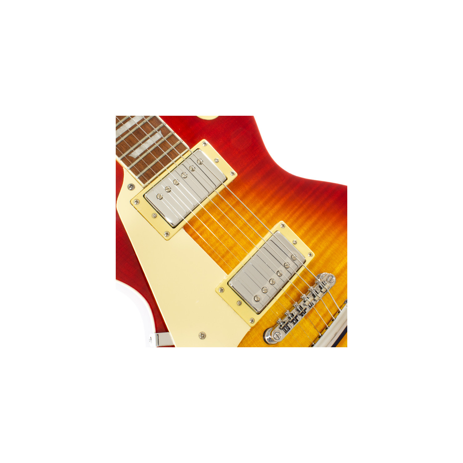 LP Style Flame Lefty Cherry Sunburst